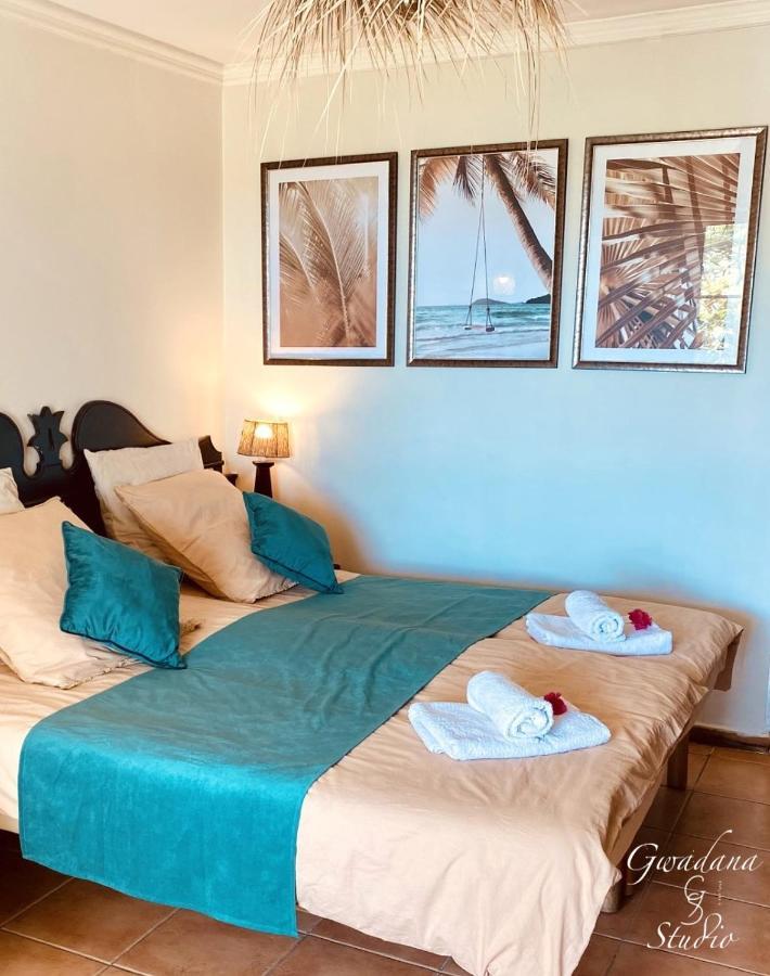 Acces Direct Plage, Vue Mer D'Exception, Les Gwada Studios, Village Vacances ساينت آن المظهر الخارجي الصورة